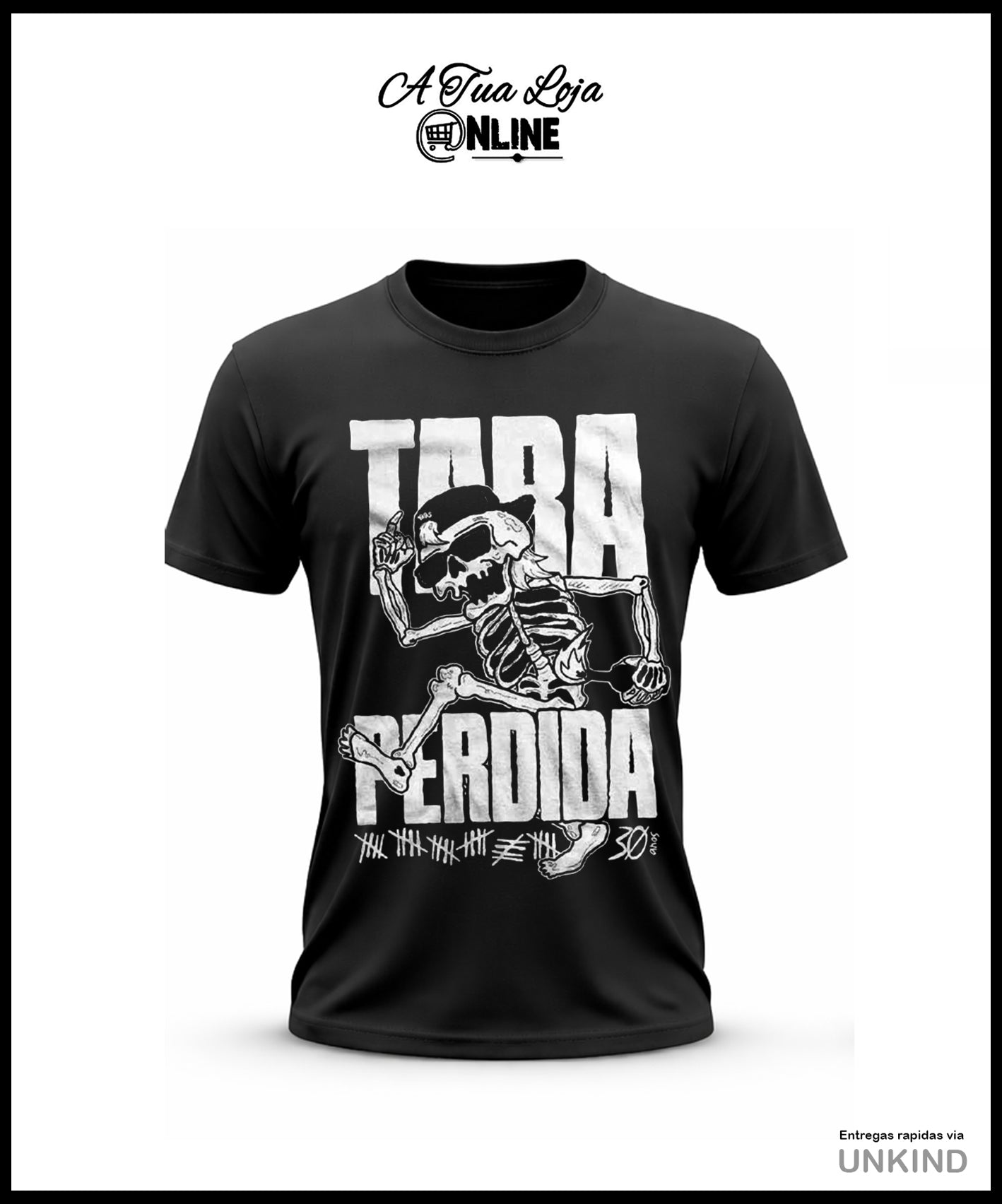 T-Shirt 30 anos front print
