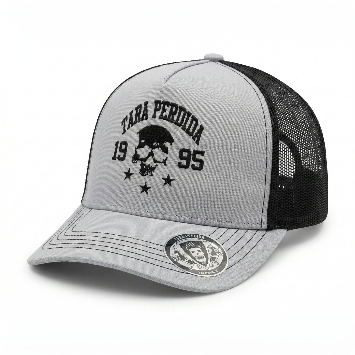 Cap Trucker Caveira 95 CINZENTO