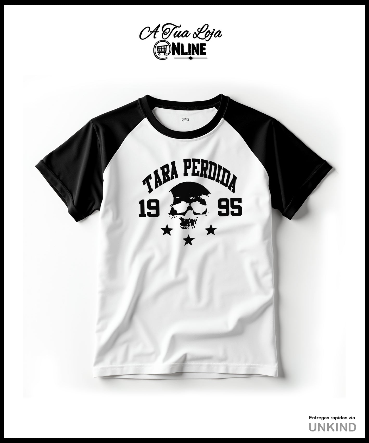 T-Shirt Tara Perdida Logo Oficial Raglan